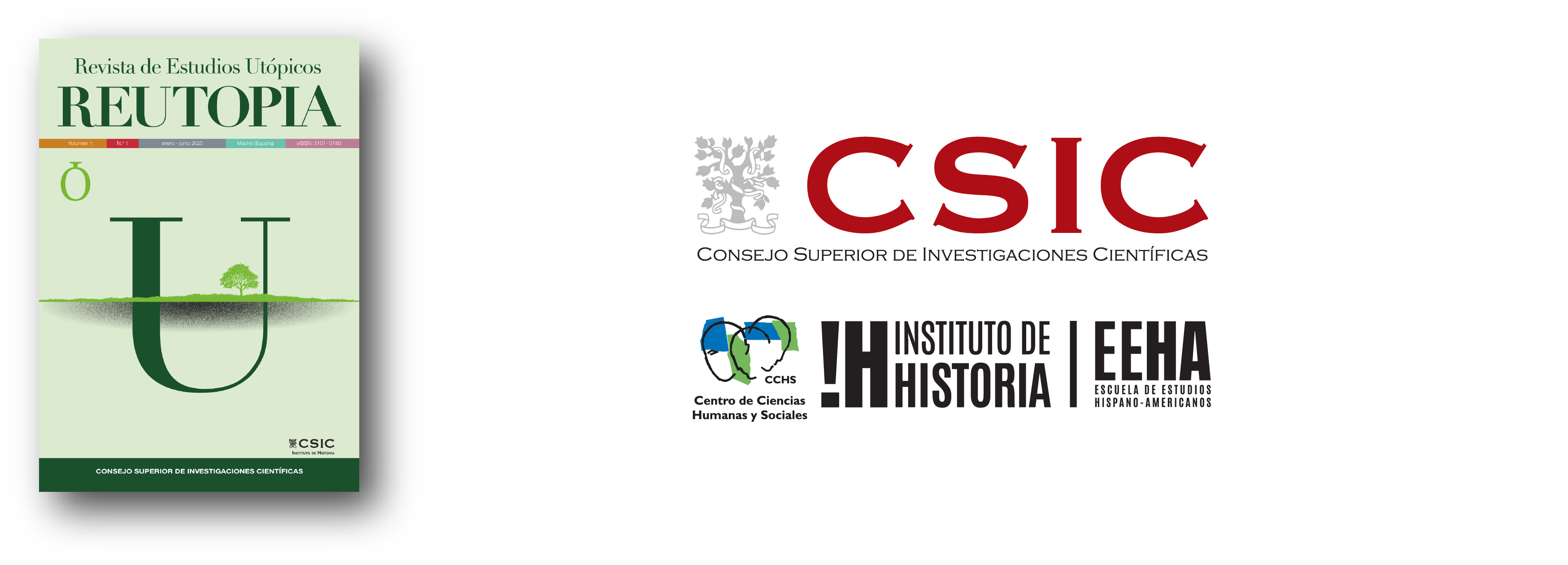 The journal’s masthead, comprising the cover, the CSIC logo, the Centro de Ciencias Humanas y Sociales logo, the Instituto de Historia logo and the Escuela de Estudios Hispano Americanos logo